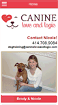 Mobile Screenshot of canineloveandlogic.com